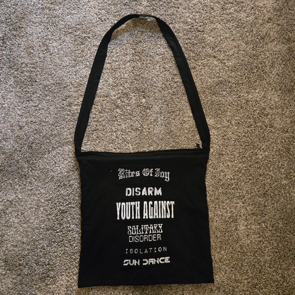 Raf Simons Disarm Youth Against Messenger Tote Bag